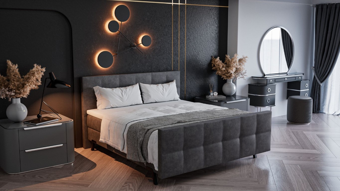 Boxspring Varese Vast Grey