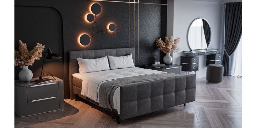 Boxspring Varese Vast Grey