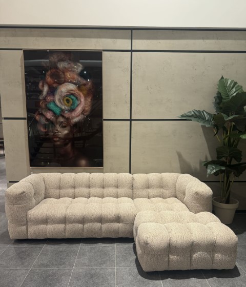 (Showroommodel) Feelings Hoekbank Nuvola Gold 