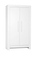 Linnenkast Guus 2-deurs Wit