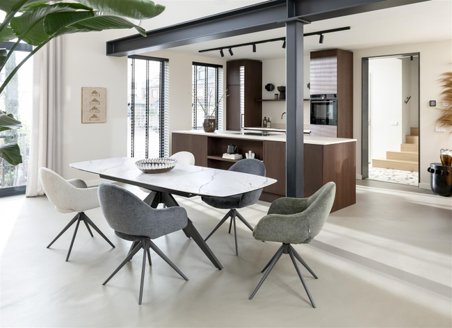 Xooon Armstoel Finn Okergeel