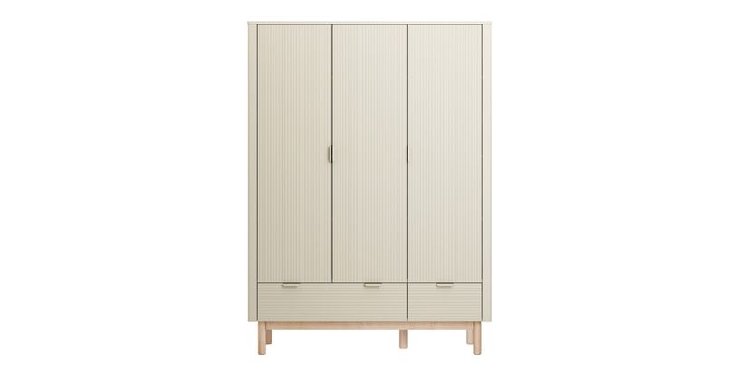 Kledingkast Mees 3 Deurs Champagne