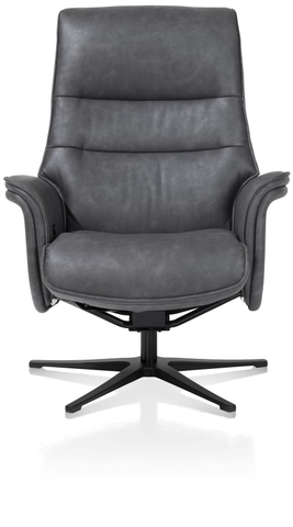 Henders & Hazel Fauteuil Lotis Met Poef Antraciet
