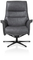 Henders & Hazel Fauteuil Lotis Met Poef Antraciet