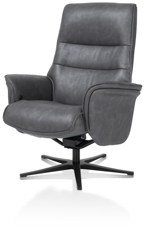 Henders & Hazel Fauteuil Lotis Met Poef Antraciet