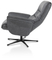 Henders & Hazel Fauteuil Lotis Met Poef Antraciet