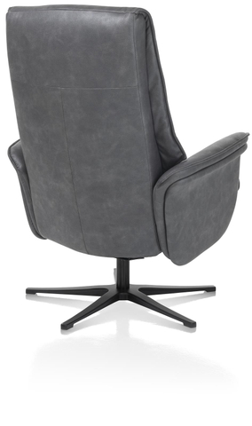Henders & Hazel Fauteuil Lotis Met Poef Antraciet