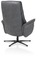 Henders & Hazel Fauteuil Lotis Met Poef Antraciet