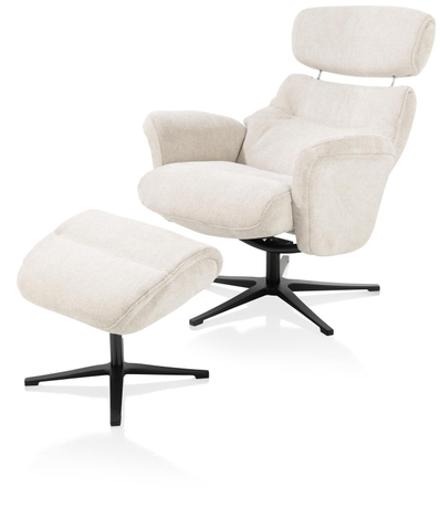 Henders & Hazel Relaxfauteuil Lazaro Met Poef