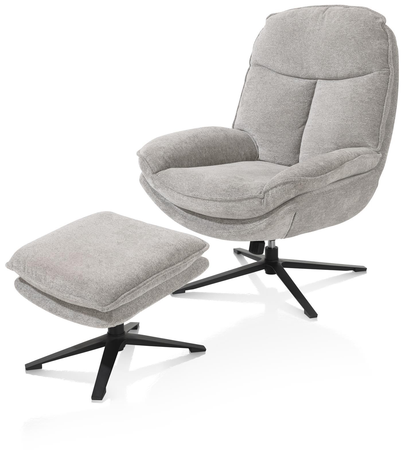 Henders & Hazel Fauteuil Florence Kiezel Met Poef