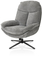 Henders & Hazel Fauteuil Florence Grijs Met Poef