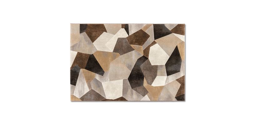 Feelings Vloerkleed Charlotte Bruin/Zwart