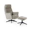 Feelings Relaxfauteuil Barna Met Hocker Beige