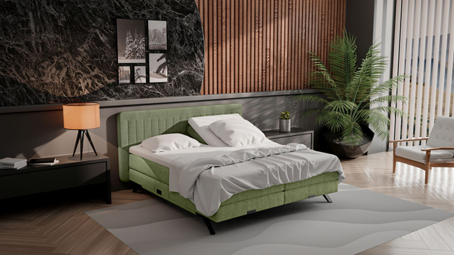 Boxspring Vancouver 180x210 Vast Green