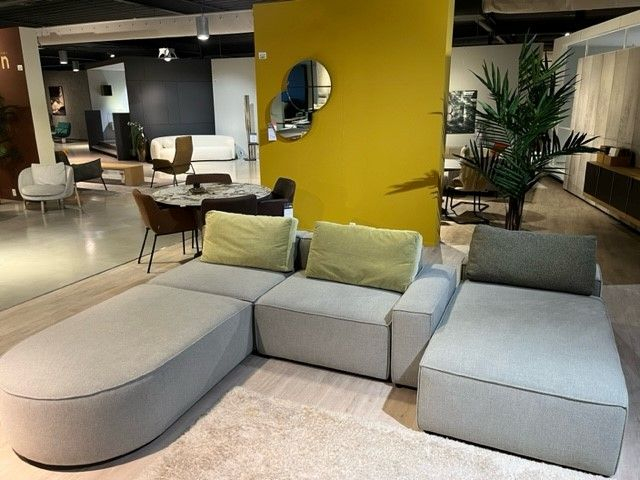 (Showmodel) Studio Mik Hoekbank Loki Ecru+kussens