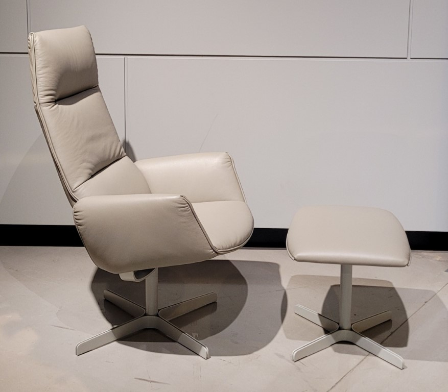 (Showmodel) De Sede Relaxfauteuil DS-344 + Hocker