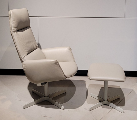 (Showmodel) De Sede Relaxfauteuil DS-344 + Hocker