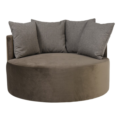 Loveseat Calcedoon Taupe