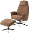 Xooon Relaxfauteuil Tonale Koper Incl. Poef