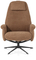 Xooon Relaxfauteuil Tonale Koper Incl. Poef