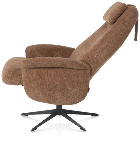 Xooon Relaxfauteuil Tonale Koper Incl. Poef