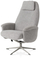 Xooon Relaxfauteuil Tonale Kiezel Incl. Poef