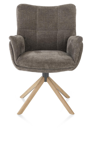 Henders & Hazel Armstoel Juna Bruin