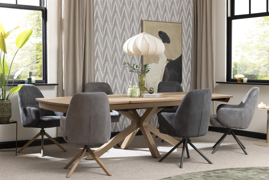 Henders & Hazel Armstoel Melle Antraciet