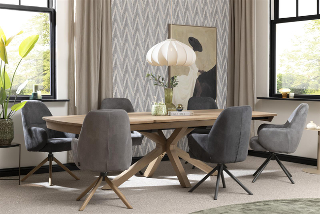 Henders & Hazel Armstoel Melle Charcoal