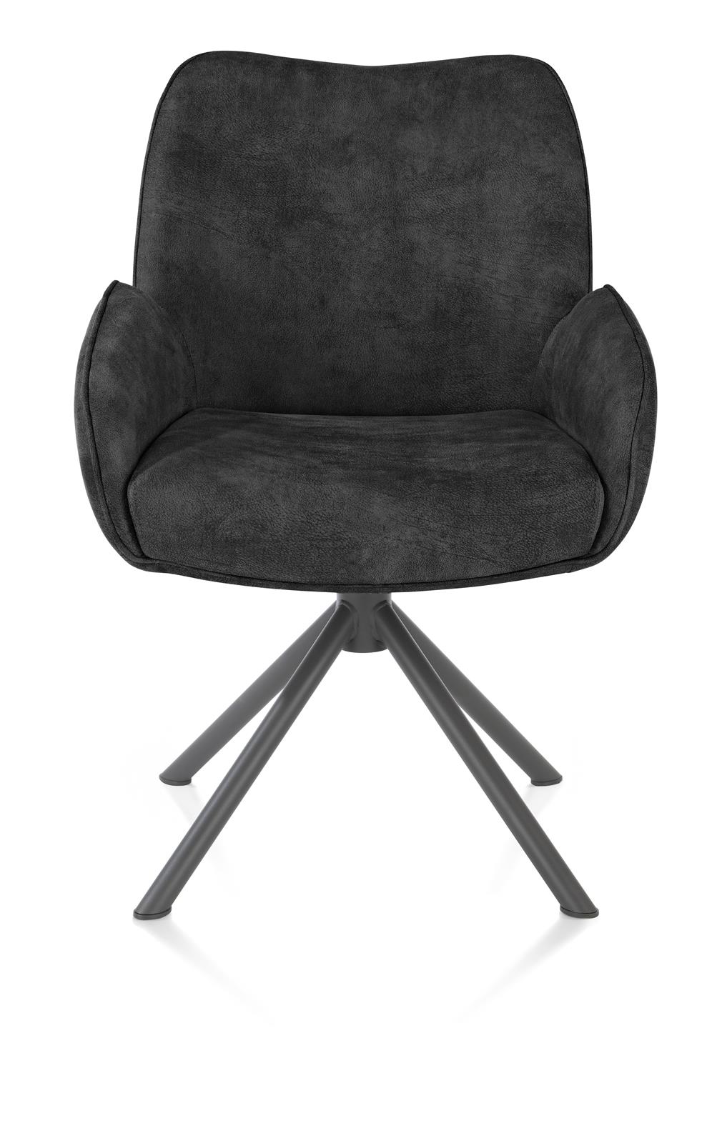 Henders & Hazel Armstoel Riley Off Black