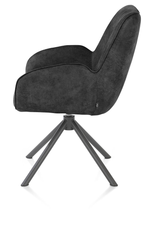 Henders & Hazel Armstoel Riley Off Black