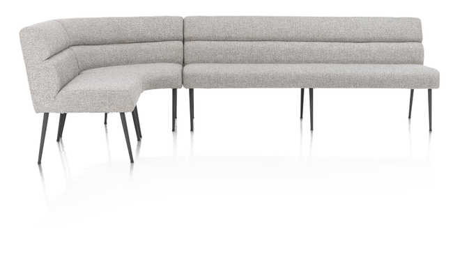 Henders & Hazel Eetbank Luton Grijs 200 cm