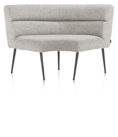 Henders & Hazel Eetbank Luton Grijs Hoek