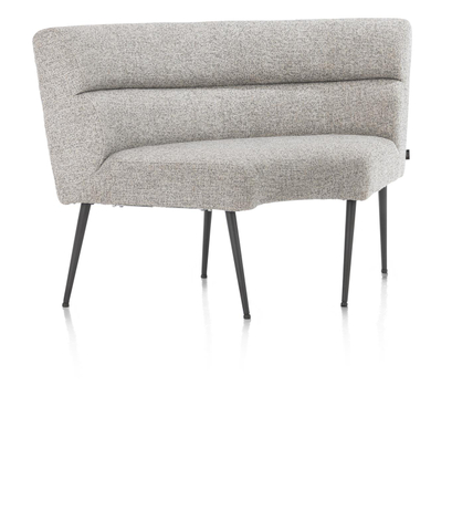 Henders & Hazel Eetbank Luton Grijs Hoek