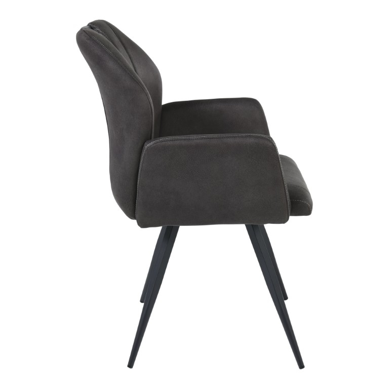 Armstoel Fonzy Antraciet