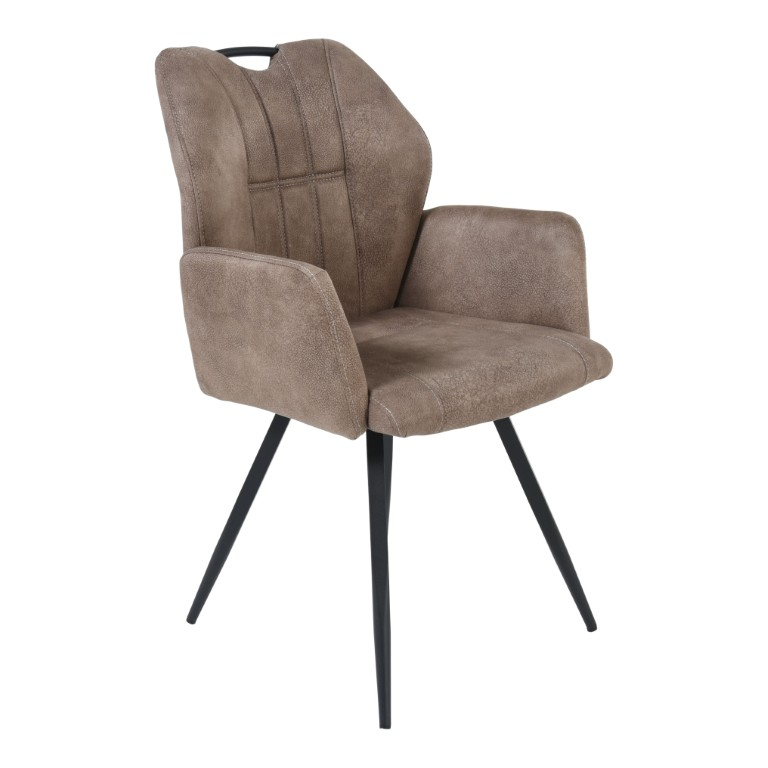 Armstoel Fonzy Taupe