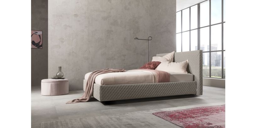 Ledikant Someo gestoffeerd