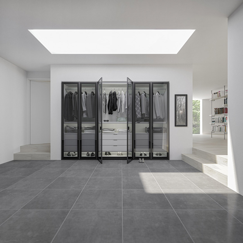 Draaideurkast Topline Glas 4-Deurs