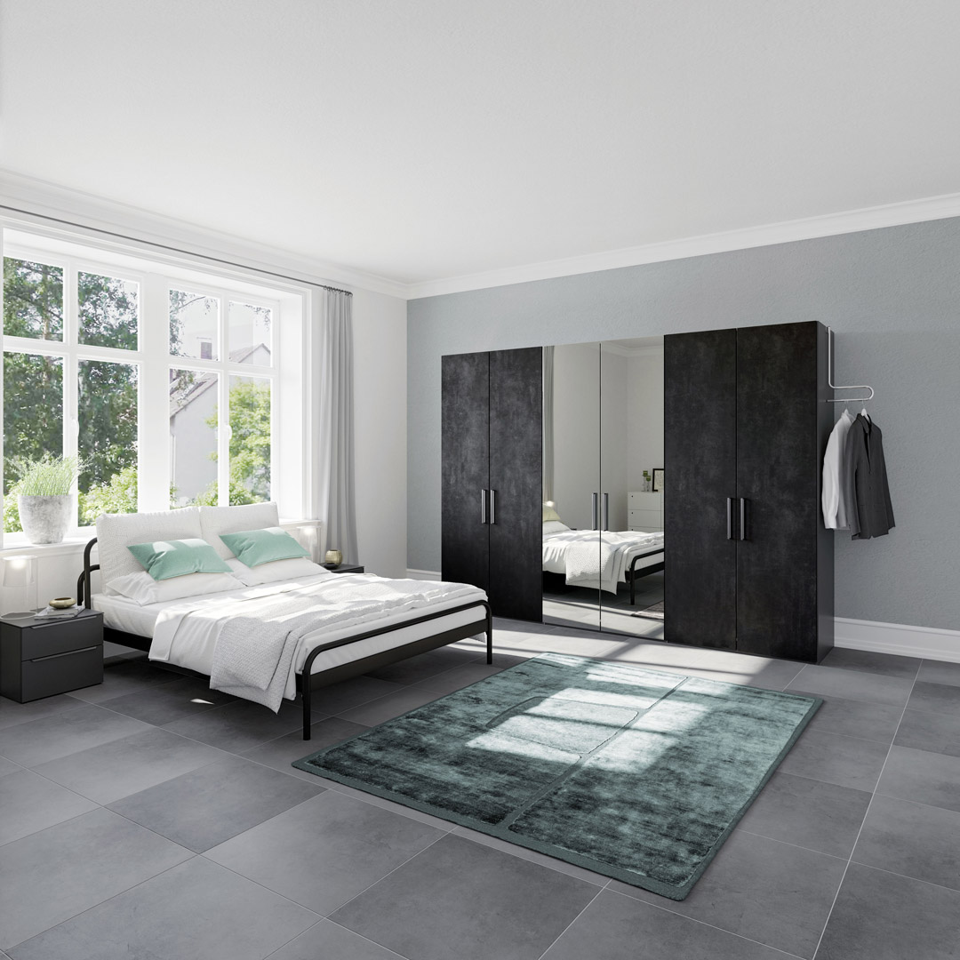 Draaideurkast Topline Glas 6-Deurs