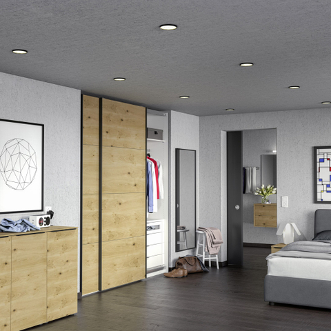 Zweefdeurkast Slideline 2-Deurs Decor 203cm breed 