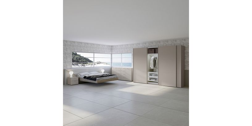 Zweefdeurkast Slideline 3-Deurs Decor 228cm breed 