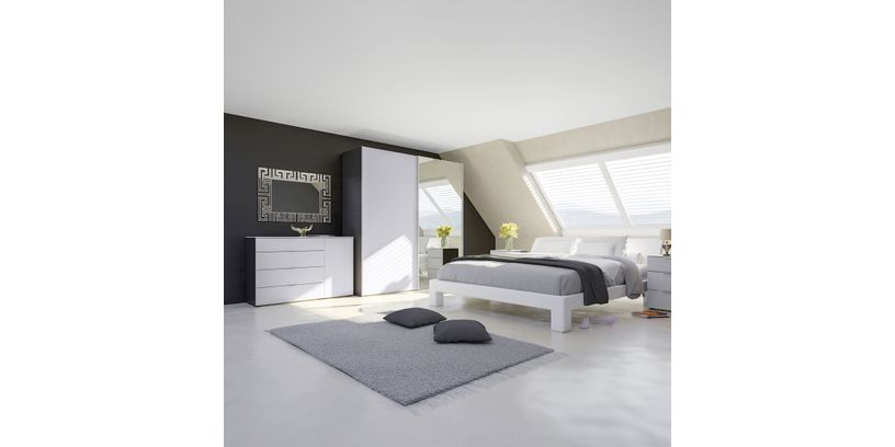 Zweefdeurkast Slideline 2-Deurs Glas 153cm breed