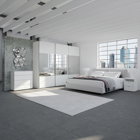 Zweefdeurkast Slideline 3-Deurs Glas 328cm breed