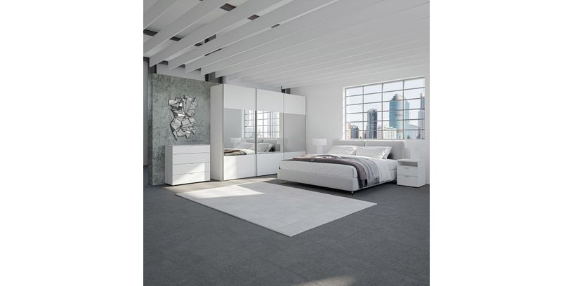 Zweefdeurkast Slideline 3-Deurs Glas 328cm breed