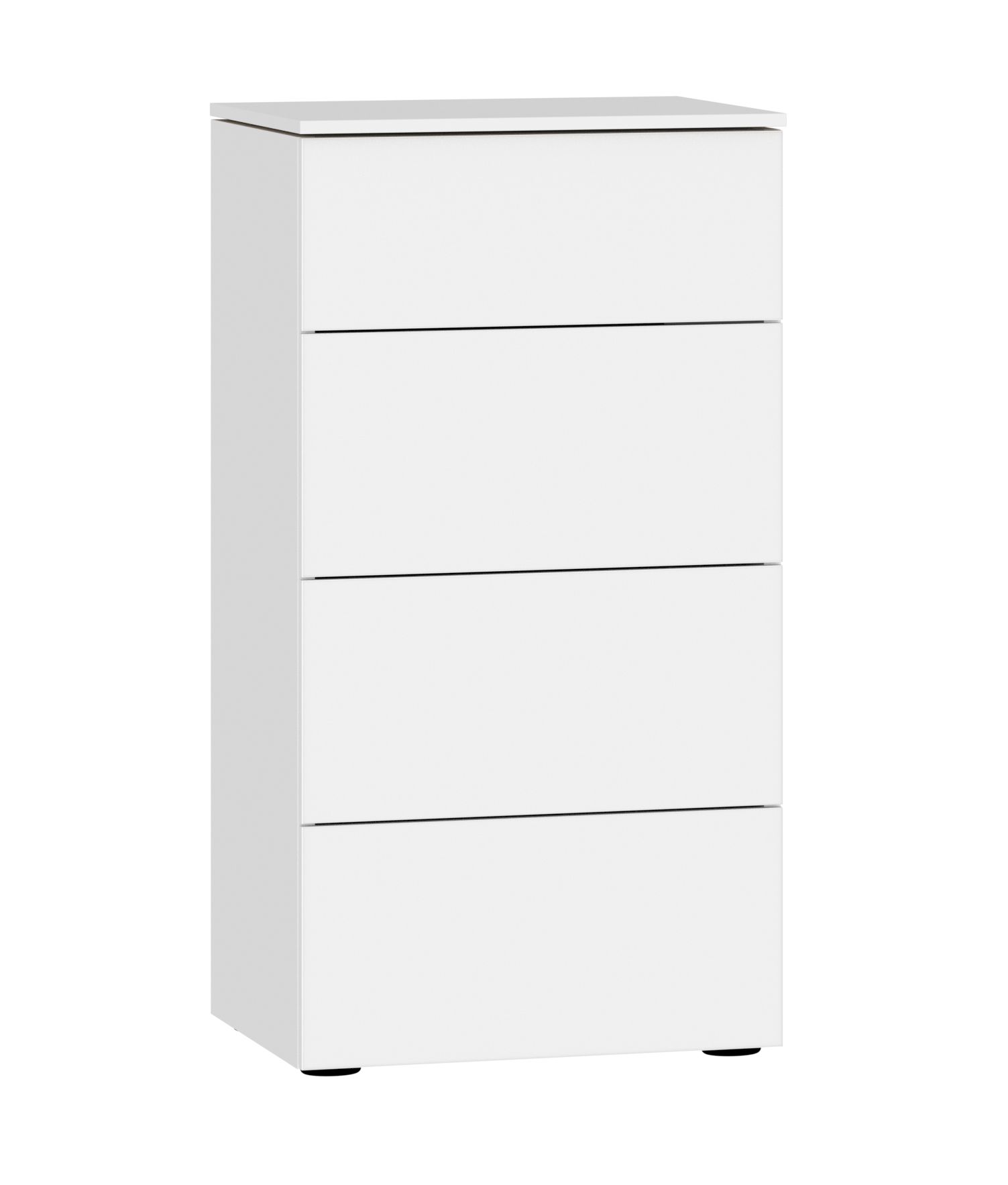 Commode 4 Laden Type 3 Glas