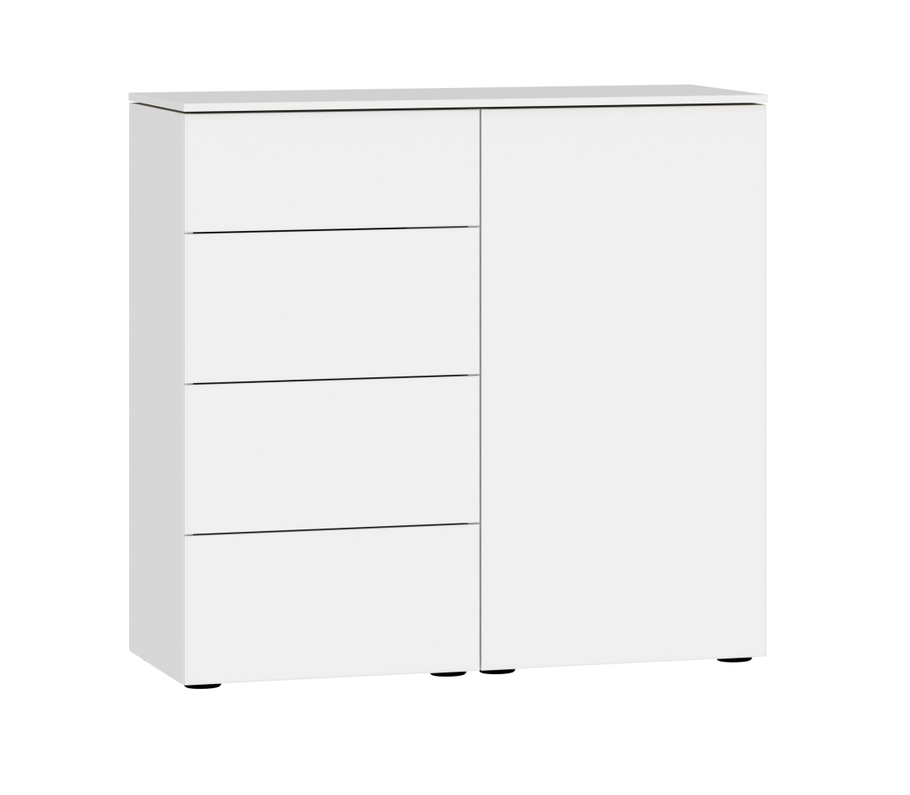 Commode 4 Laden + Deur Rechts Decor