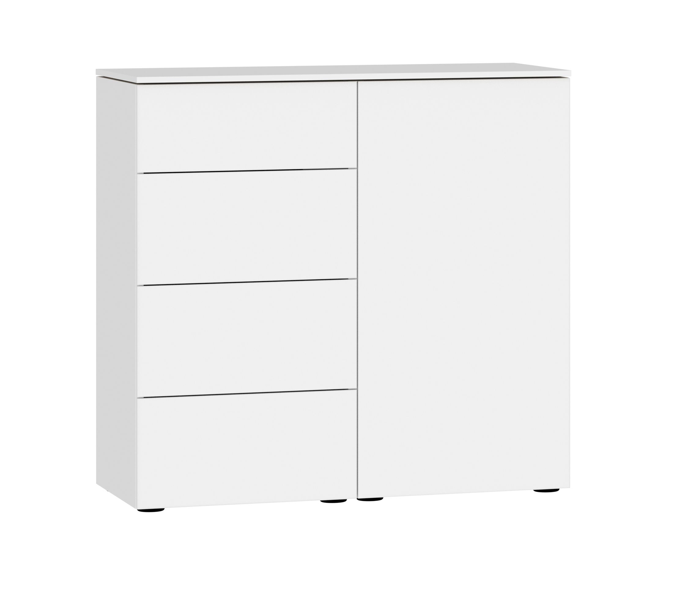 Commode 4 Laden + Deur Rechts Decor