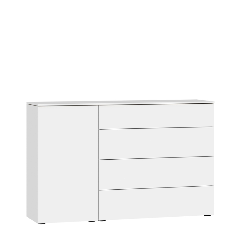 Commode Deur Links + 4 Laden Breed Decor