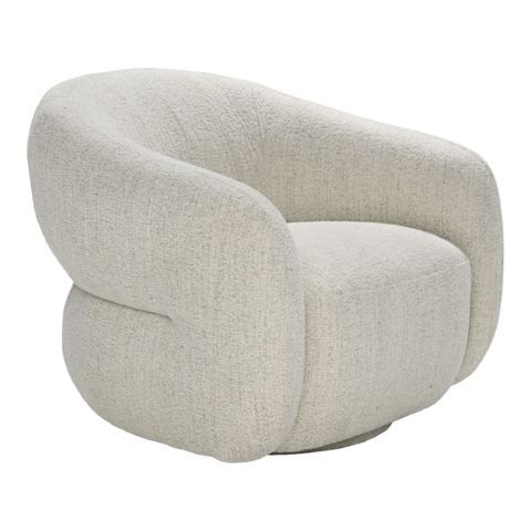 Draaifauteuil Errazi Ecru