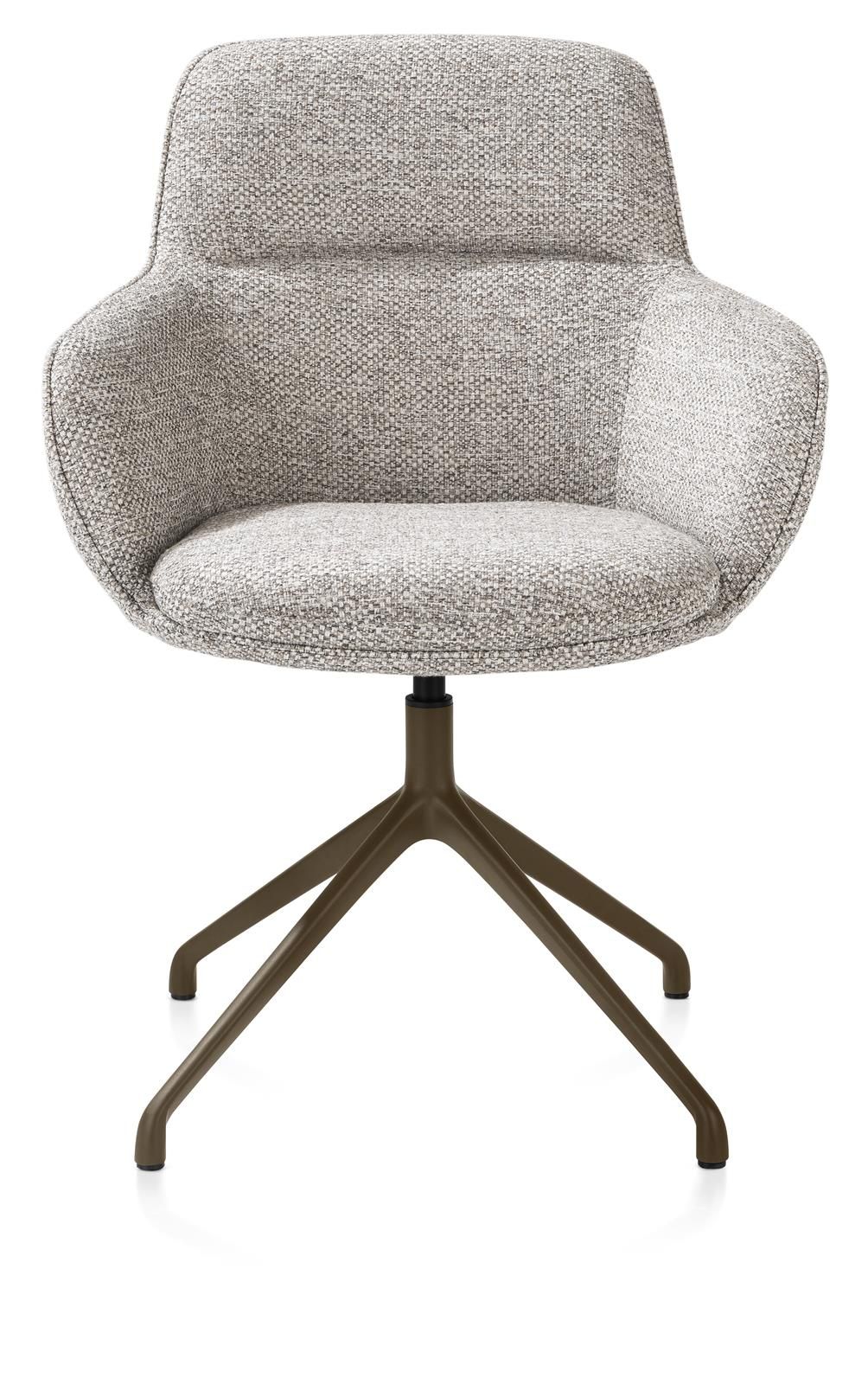 Henders & Hazel Armstoel Mateo Kiezel Draaibaar